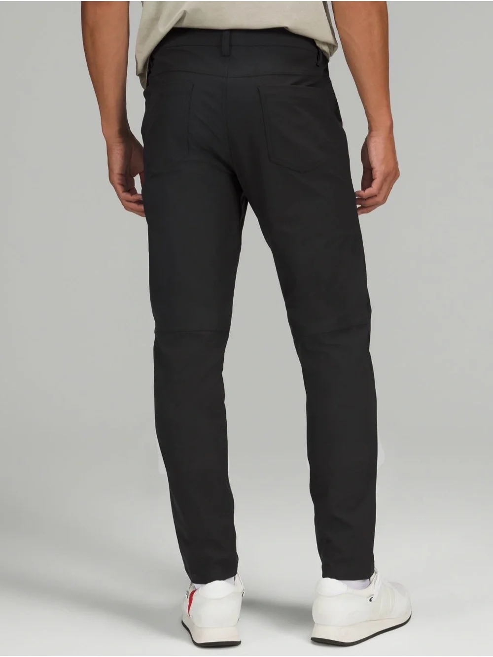LIKE NEW! Lululemon Men's Black ABC Slim-Fit 5 Pocket Pant 34W Warpstreme